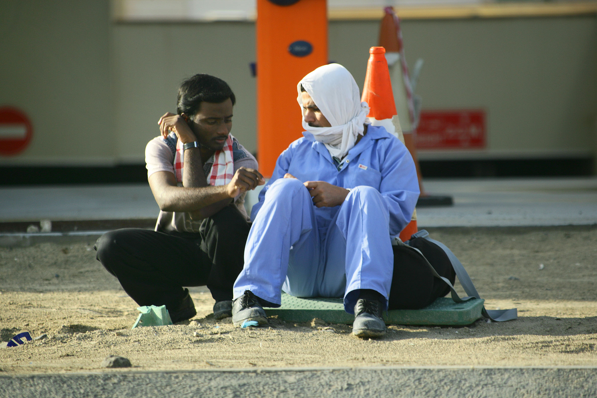 Volunteers supporting migrant worker communities